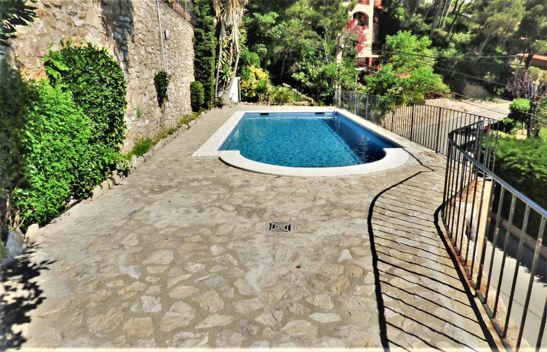 Sol y Mar 8-Maison jumelée avec terrasse, piscine et parking communautaire, surplomb de mer Begur Extérieur photo