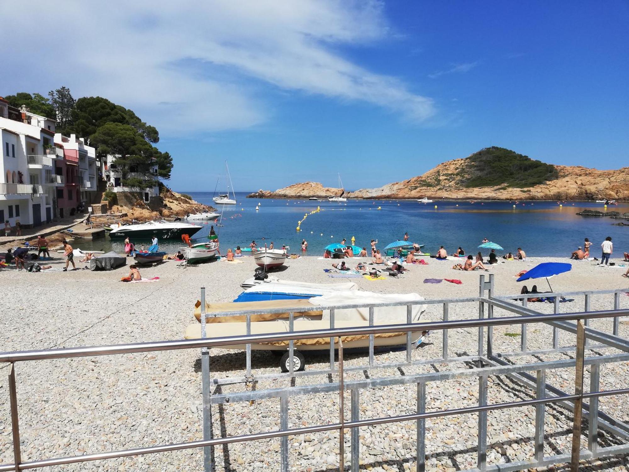 Sol y Mar 8-Maison jumelée avec terrasse, piscine et parking communautaire, surplomb de mer Begur Extérieur photo