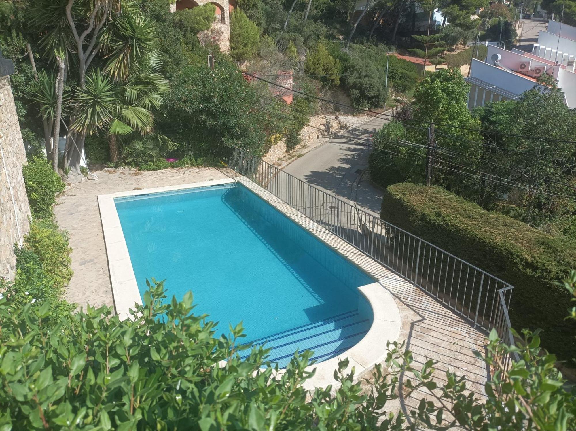 Sol y Mar 8-Maison jumelée avec terrasse, piscine et parking communautaire, surplomb de mer Begur Extérieur photo